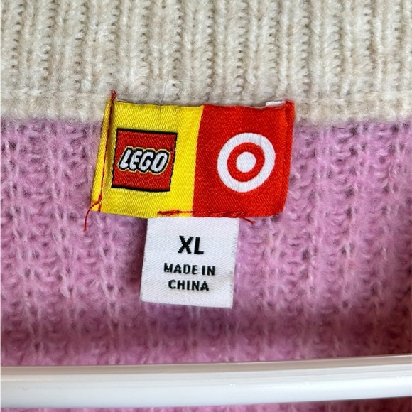 Lego X Target Colorblock Wool Blend Sweater Size XL - Picture 3 of 5